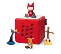 tonies Toniebox Bundle Incl. 1 Creative and 3 Characters: Gruffalo Child, Snail & The Whale, Stick Man, Red