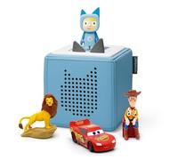 Tonies Toniebox Disney Classics bundle featuring 1 creative & 3 tonies - Lion King, Cars & Toy Story, Blue