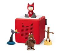 tonies Toniebox Julia Donaldson Bundle Incl. 1 Creative and 3 Characters: The Gruffalo, Snail & The Whale, Stick Man, Red