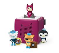 tonies Toniebox Octonauts Bundle Incl. 1 Creative & 3 content, Captain Barnacles, Kwazii, Peso, Kid's Gifts Screen-Free Music Player for Kids, Early Development & Activity Toys, Purple
