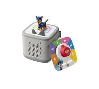 tonies Toniebox Set of 2 Moon Grey Starter Kits with Paw Patrol Chase and Play Kit