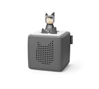 tonies Toniebox Starter Set incl. 1 Creative Figure, Audio Player for Audio Books and Songs for Kids, Easy to Use Wireless Music Box or Speaker, 7 hours of Battery, Anthracite