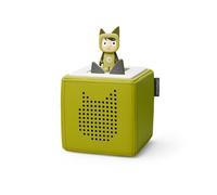tonies Toniebox Starter Set incl. 1 Creative Figure, Audio Player for Audio Books and Songs for Kids, Easy to Use Wireless Music Box or Speaker, 7 hours of Battery, Green