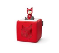 tonies Toniebox Starter Set Including 1 Creative Figure - Audio Player for Audio Books and Songs for Kids, Easy to Use Wireless Music Box or Speaker, 7 Hours Battery, Red