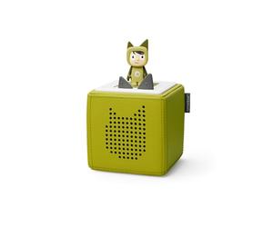 tonies Toniebox Wireless Musical Storybox Starter Set, including 1 Creative, Green