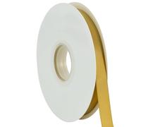 TONIFUL 1/2 Inch x 50yd Gold Satin Ribbon Thin Solid Fabric Ribbon for Gift Wrapping, Floral Bouquets, Bows and Craft Making, Christmas Valentines Birthday Wedding and Party Decoration