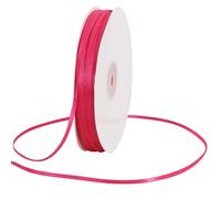TONIFUL 1/8 Inch x 200 Yards Hotpink Thin Solid Satin Ribbon Giant Spool Double Face Ribbons for Crafts Hanging Tags Invitation Card Balloons Bouquet Hair Gift Wrapping Party Decoration