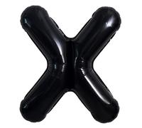 TONIFUL 40 Inch Large Black X Letter Balloons, Jumbo Helium Balloons for Birthday Parties, Anniversary & Valentine's Day Decorations