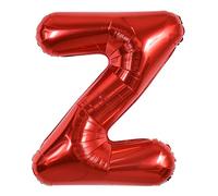 TONIFUL 40 Inch Large Light Red Letter Z Helium Foil Mylar Balloon for Birthday Party Anniversary Supplies Decorations