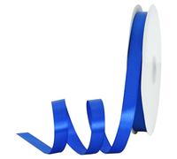 TONIFUL 5/8 Inch x 100yds Royal Blue Satin Ribbon Thin Solid Frabic Ribbons for Sewing, Craft, Bows Making, Gift Wrapping, Invitation Cards, Wedding Party Valentine's Decor