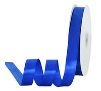 TONIFUL 7/8 Inch x 100yds Royal Blue Satin Ribbon Thin Solid Frabic Ribbons for Gift Wrapping, DIY Crafts Bows, Invitations, Floral Bouquets, Christmas Wedding Party Valentine's Decor
