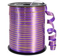 TONIFUL Curling Ribbon-Purple Gold Balloon Curling Ribbons-250 Yards Balloon String for DIY Decor,Gift Wrapping,Ribbons and Bows for Christmas New Year Birthday Gifts Graduation Supplies