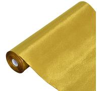 TONIFUL Wide satin ribbon-for Gift Wrapping Christmas Tree Halloween Thanksgiving Wedding Car Chair Pageant Sashes Grand Opening Festival Party Decor-Gold Ribbon-10 Inch X 11yds