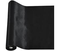 TONIFUL Wide satin ribbon-for Gift Wrapping Christmas Tree Halloween Thanksgiving Wedding Car Chair Pageant Sashes Grand Opening Festival Party Decor-Black Ribbon-12 Inch X 11yds