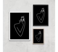 Tonight I'm Dreaming Of Your Touch Giclee Art Print - A3 - Wooden Frame