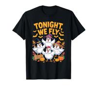 Tonight We Fly Funny Halloween Outfit for Chicken Lovers T-Shirt