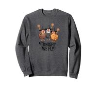 Tonight We Fly - Funny Halloween Witch Chicken Sweatshirt