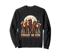 Tonight We re Ride Christmas 3 Wise Men Camel Ride Christian Sweatshirt