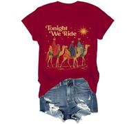 Tonight We Ride Shirt Christmas Christian Tonight We Ride T-Shirt Unisex Claret