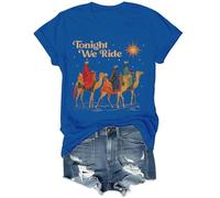 Tonight We Ride Shirt Christmas Christian Tonight We Ride T-Shirt Unisex Royal Blue