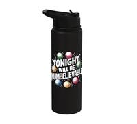 Tonight Will Be Numbelievable - Funny Bingo Stainless Steel Insulated Water Bottle