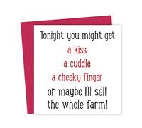 Tonight you might get a kiss, a cuddle, a cheeky finger. Or maybe I'll sell