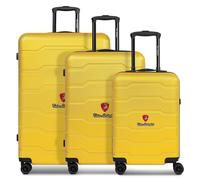 Tonino Lamborghini Bologna 4 wheels Suitcase set 3-piece yellow
