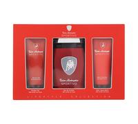 Lamborghini Sportivo Gift Set 125ml EDT Spray + 100ml Shower Gel + 100ml Aftershave Balm
