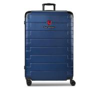 Tonino Lamborghini Milano 4-wheeled Trolley XL 83 cm special size with expansion fold blue
