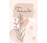 Toni's Notebook: Mixture of ruled & plain pages, 6x9, 115 Pages