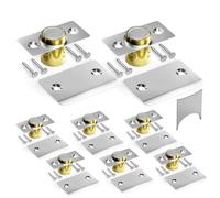 Tonitrui Silent Ball Catch, Adjustable Strong Magnet Door Catch,Using Noise Free, Replacing Door Ball Catch, with Identical Installation Dimension(8 Pack, Silver)