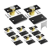 Tonitrui Silent Ball Catch, Adjustable Strong Magnet Door Catch,Using Noise Free, Replacing Door Ball Catch, with Identical Installation Dimension(8 Pack, Black)