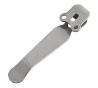 TONIXY 1 Pack Alloy Back Clip For Benchmade For Emerson For Protech Knives 6Al-4V Deep Carry Pocket Clip Hand-Formed Finish 2.1 Inch Length(Damask Pattern)