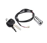 TONIXY 1 Pack Electric Door Lock For For Kukirin G4 Scooter With 2 Keys, Waterproof Metal Security Accessory In Silver For Outdoor Riding