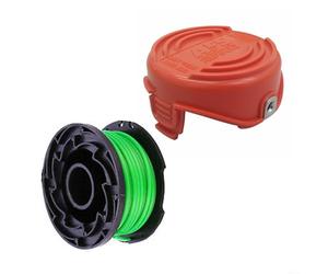 TONIXY 1 Pack Line Spool And Cover Cap, For, For Blackdecker Gl7033 Gl8033 Gl9035, 6M X 2Mm Heavy Duty Replacement Parts, For Garden Lawn Trimming