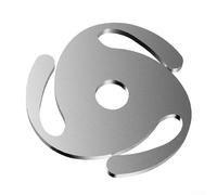 TONIXY 1 Pack Vinyl Record Adapter, For Turntable, Aluminum Alloy 45 Rpm Lp, For Stabilizer Reduces Vibration, For Perfect Playback, Compact 7X7X2Cm Disc Insert, For Home Audio(Silver)