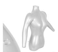 TONIXY 1 Pcs Pvc Inflatable Half Body Mannequin For Women, 71Cm Torso Model With Arms For Shirt Tee Top Jewelry Scarf Display, Portable Retail Store Trade Show Museum