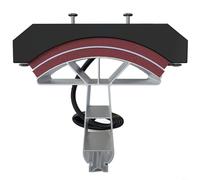 TONIXY 1 Set Cap Press Pad Heating Transfer Plate For Heat Press Hat Machine, Aluminum Iron Silicone Heating Element For Logo Letter Image Customization On Bills(UP)