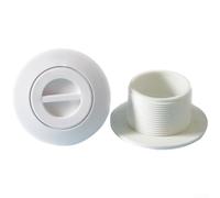 TONIXY 1 Set Pool Suction Nozzle, 2-Inch Vacuum Connector For Swimming Pool Water Treatment, Abs Pvc Suck Mouth Replacement Part, White