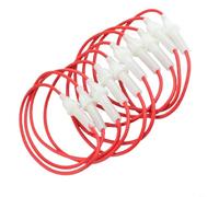 TONIXY 10 Pcs White Agc Glass Inline Fuse Holder, Quick Connect Cable Socket For 5X20Mm And 6X30Mm Fuses, 250V 0.5A-30A Screw Terminal For Automotive Marine Electrical(5x20mm)