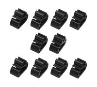 TONIXY 10 X Windshield Wiper Clip Kit, Spray Hose Attachment, Replacement For 3008 5008 C5 DS7 Models Black Plastic Washer Supply Clips