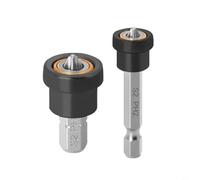 TONIXY 1Pc/2Pcs Ph2 Cross-Head Screwdriver Bit Holder With Depth Stop, Hex Shank 1/4 Inch For Drywall Plasterboard Dimpling, House Working, 25Mm/50Mm(50mm)