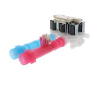 TONIXY 1X Washing Machine Water Inlet Valve, Replacement Part For Major Appliances, Plastic And Metal Construction, Red Blue Gray, Leak Prevention Flow Control, Home Laundry