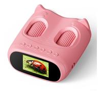 TONIXY 2-in-1 Handheld Digital Microscope And Telescope, 1000X Magnification, 2.0" IPS Screen, 8 LED Light, Educational STEM Toy For Kids Students(Pink)