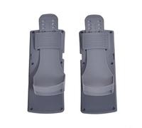 TONIXY 2 Pairs Rowing Machine Foot Pedals For Concept 2 Model D/E, For Powerfun 500/550, Adjustable Plastic Straps Black For Gym Home Fitness Training