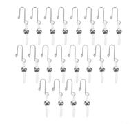 TONIXY 20 Pack Zipper Holder Upper For Jeans, Plastic Zipper Stopper Helper Clip For Pants Button Repair, Black And White Adjustable Fixer For Men Women Clothing(A)