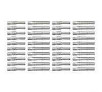 TONIXY 20 Pairs Solar Connector Pin Metal Core Male And Female Terminals, 30A 1000V Galvanized Copper Cable Contacts For Solar Panel System Wiring And Electrical Accessories