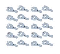 TONIXY 20Pcs Cable Eyelet Terminal Wire Rope Stopper For Gym Pulley Machine, Iron Fitness Equipment Accessories Compatible With 5Mm 6Mm Steel Cables For Home Commercial(for 5mm)