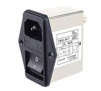 TONIXY 220V IEC Inlet Power Filter Socket With Integrated Fuse And Rocker Switch, CW2C-3A-T/CW2B-6A-T/CW2B-10A-T Variants, Compact For EMI Filtering Solution(CW2C-3A-T)