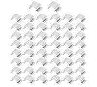 TONIXY 25 Pack Greenhouse Glass Clips Stainless Steel 25X15X10Mm Silver Glazing Fixing Brackets For Securing Panels And Climbing Plants In Garden(50pcs)